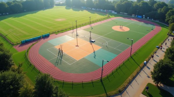 Terrains multisports : aménagements polyvalents pour tous les sports